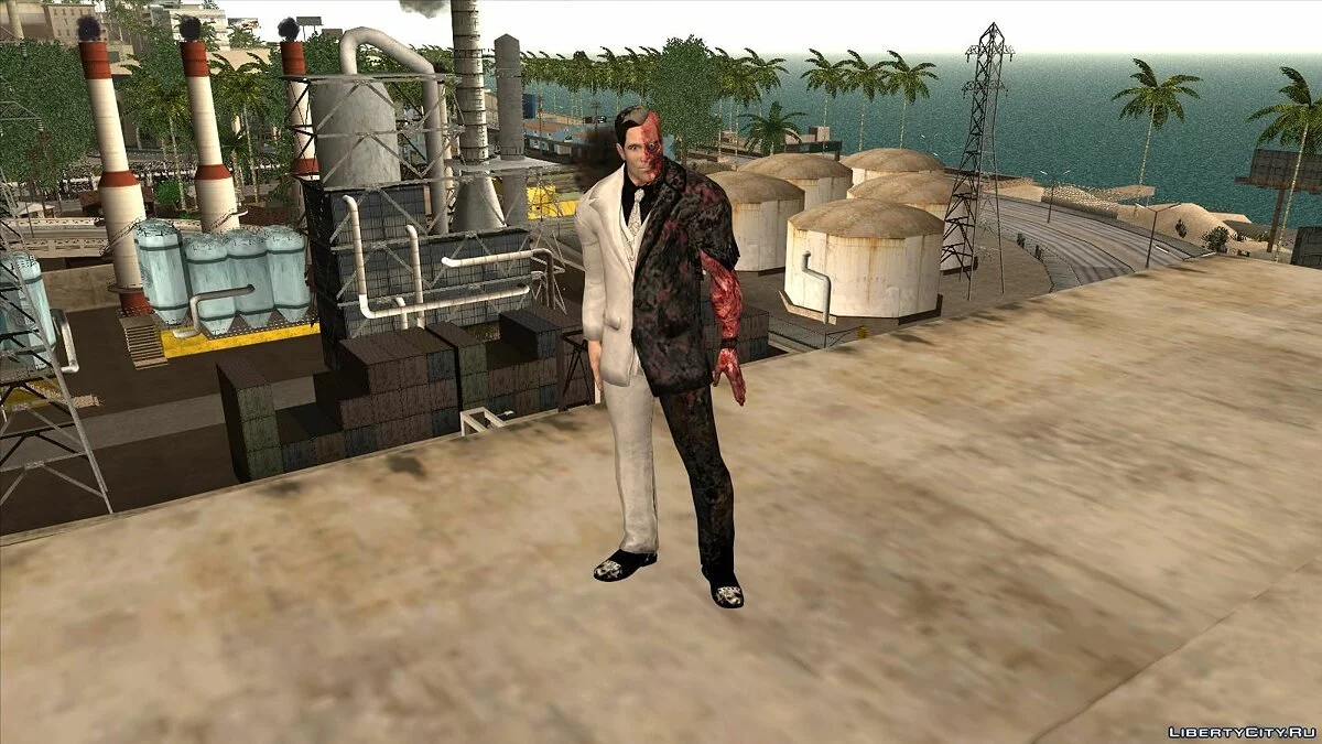 DC pack Alpha (5 skins) - Пак персонажей комиксов / GTA San Andreas
