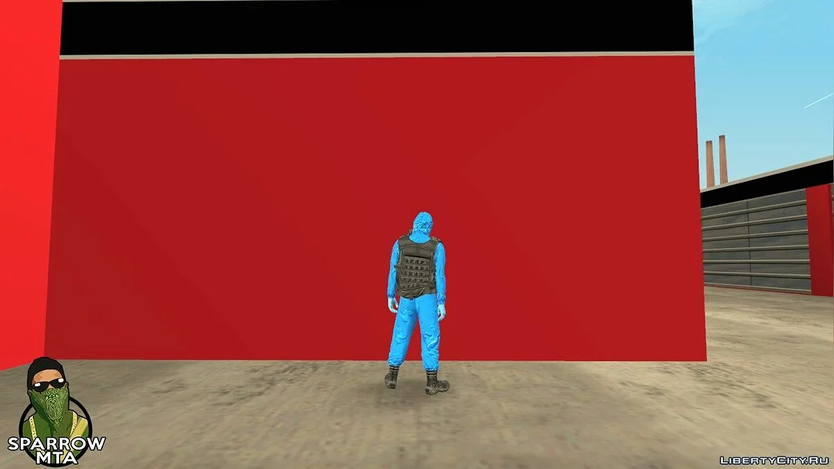 Персонаж в защитном костюме / GTA San Andreas