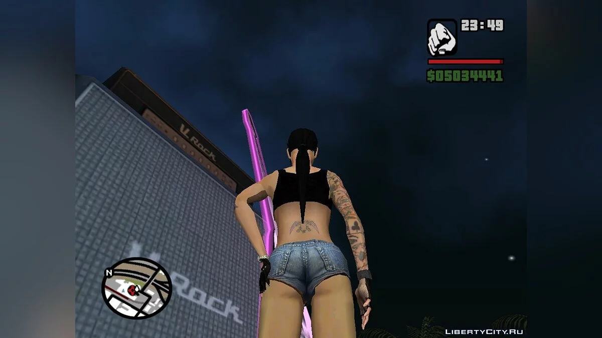Скин девушки рокера / GTA San Andreas