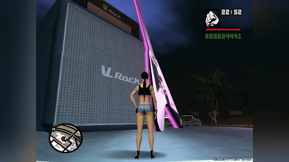 Скин девушки рокера / GTA San Andreas