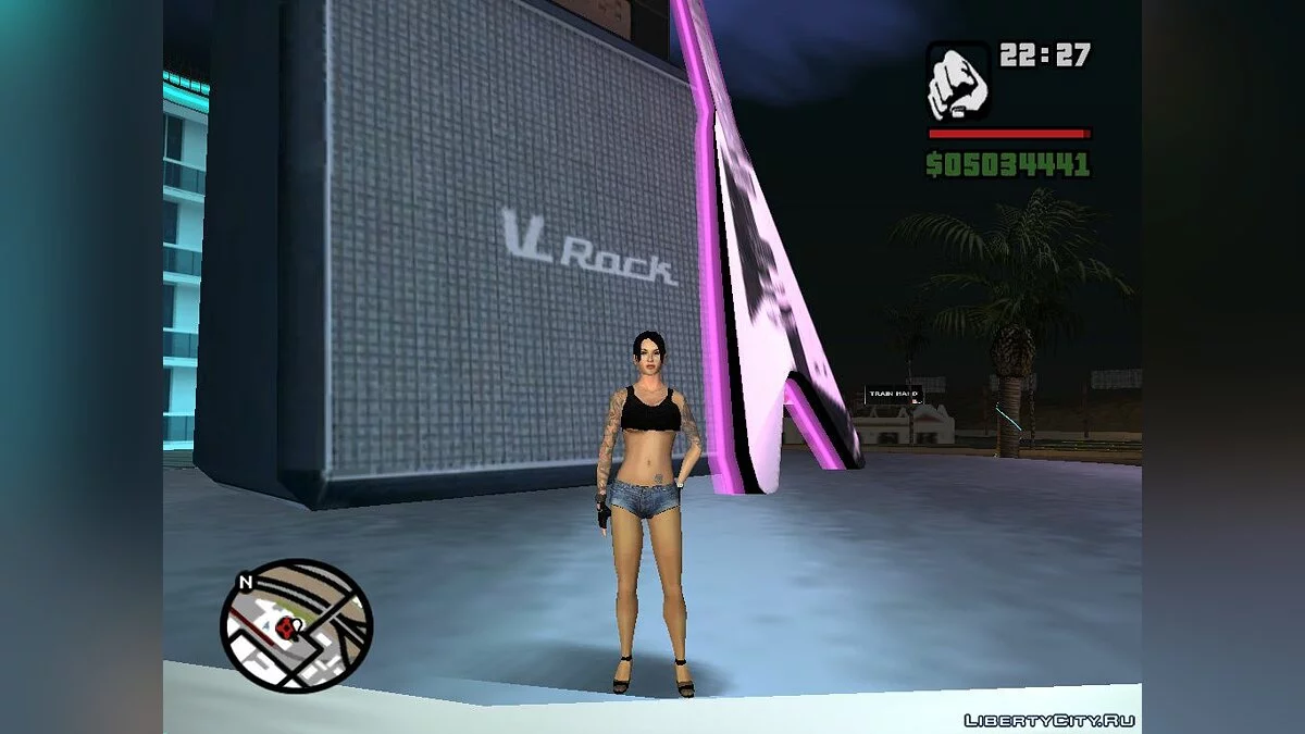 Скин девушки рокера / GTA San Andreas
