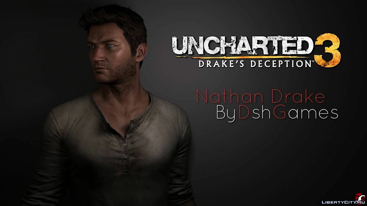 Скачать Скин Нэйтана Дрейка из игры "Uncharted" для GTA San  Andreas