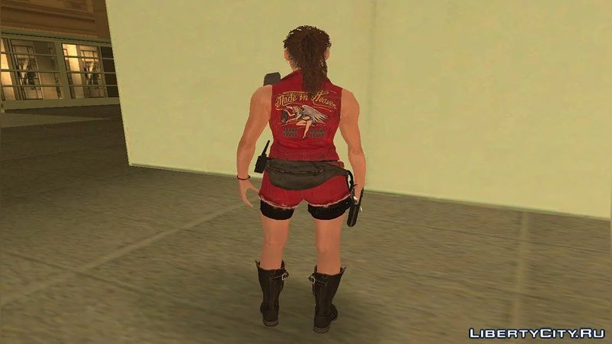 Клэр Редфилд в классическом костюме из RE2 Remake / GTA San Andreas