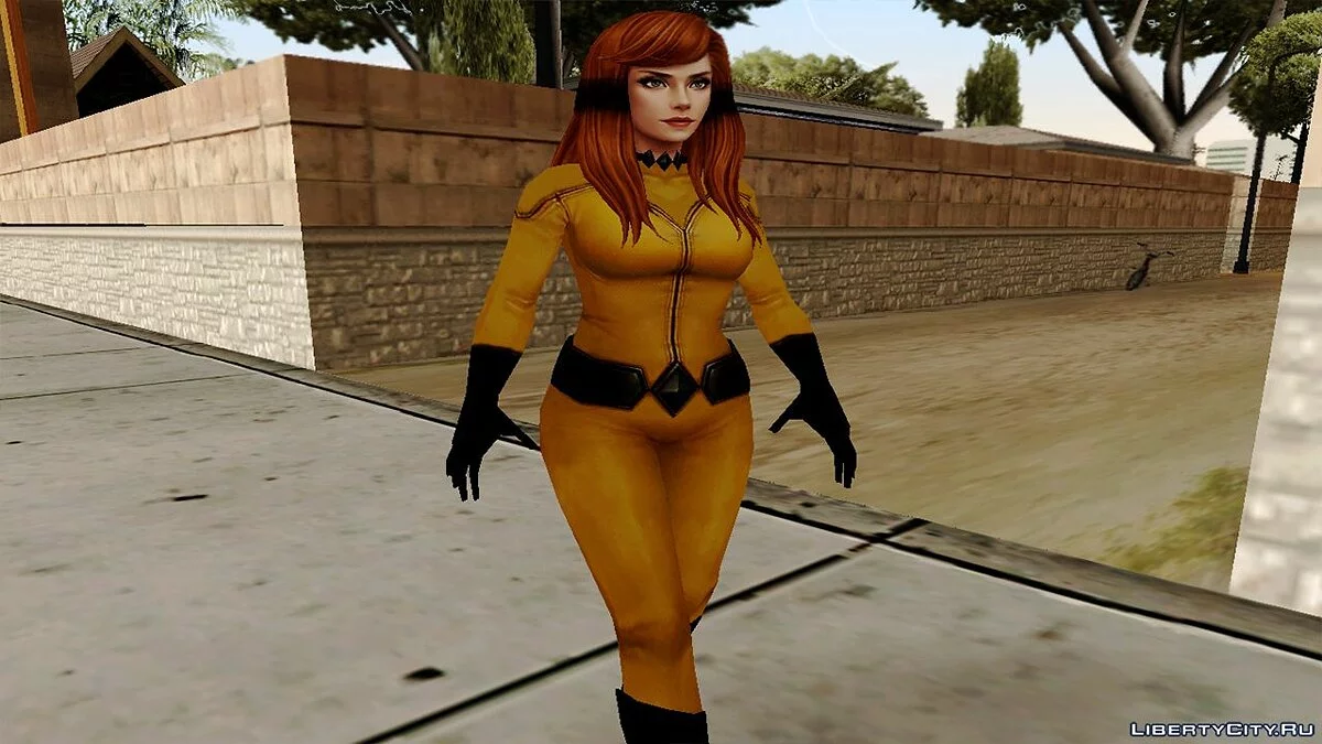 Кристал из игры Marvel Future Fight / GTA San Andreas