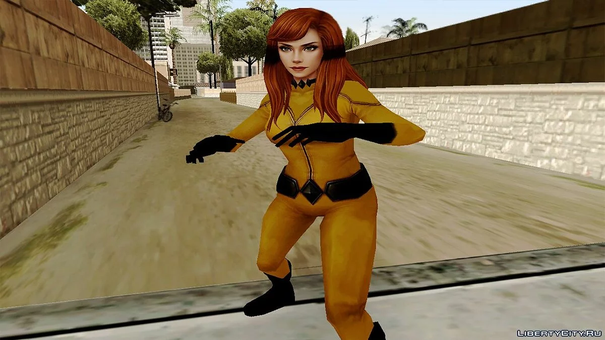 Кристал из игры Marvel Future Fight / GTA San Andreas