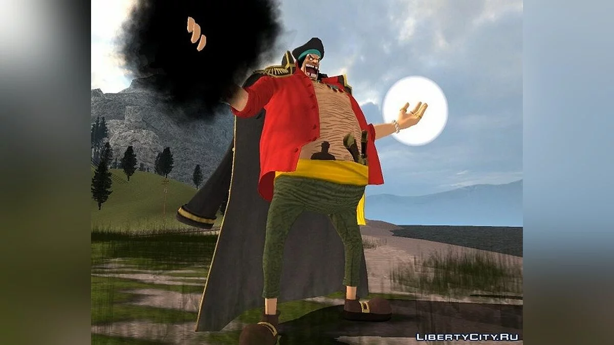 Маршалл Д из игры One Piece Pirate Warriors 3 / GTA San Andreas
