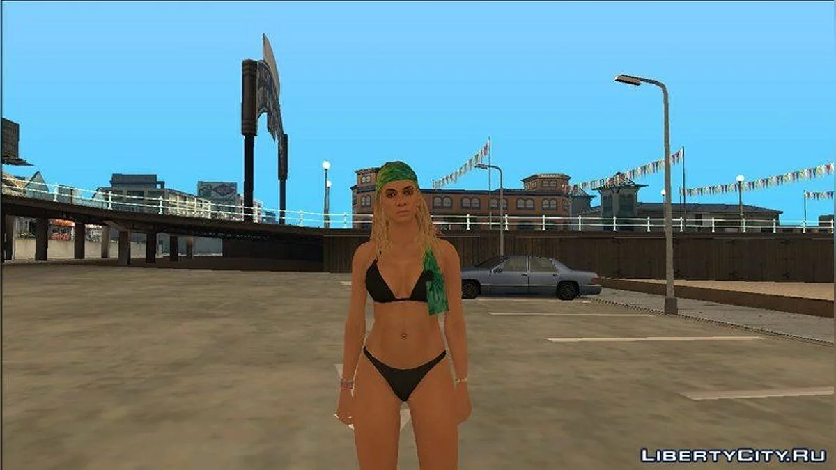 Пляжная девушка из GTA 5 / GTA San Andreas