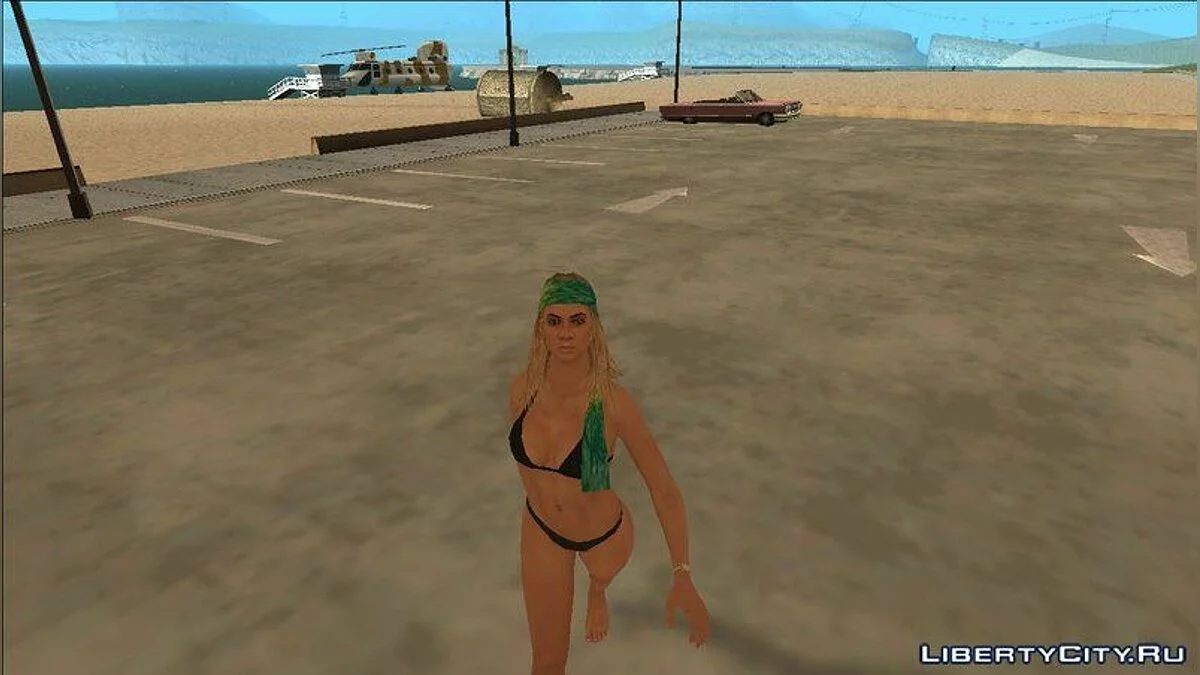 Пляжная девушка из GTA 5 / GTA San Andreas