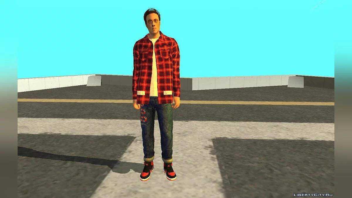 Рандомный скин #165 (одежда Импорт-Экспорт) / GTA San Andreas