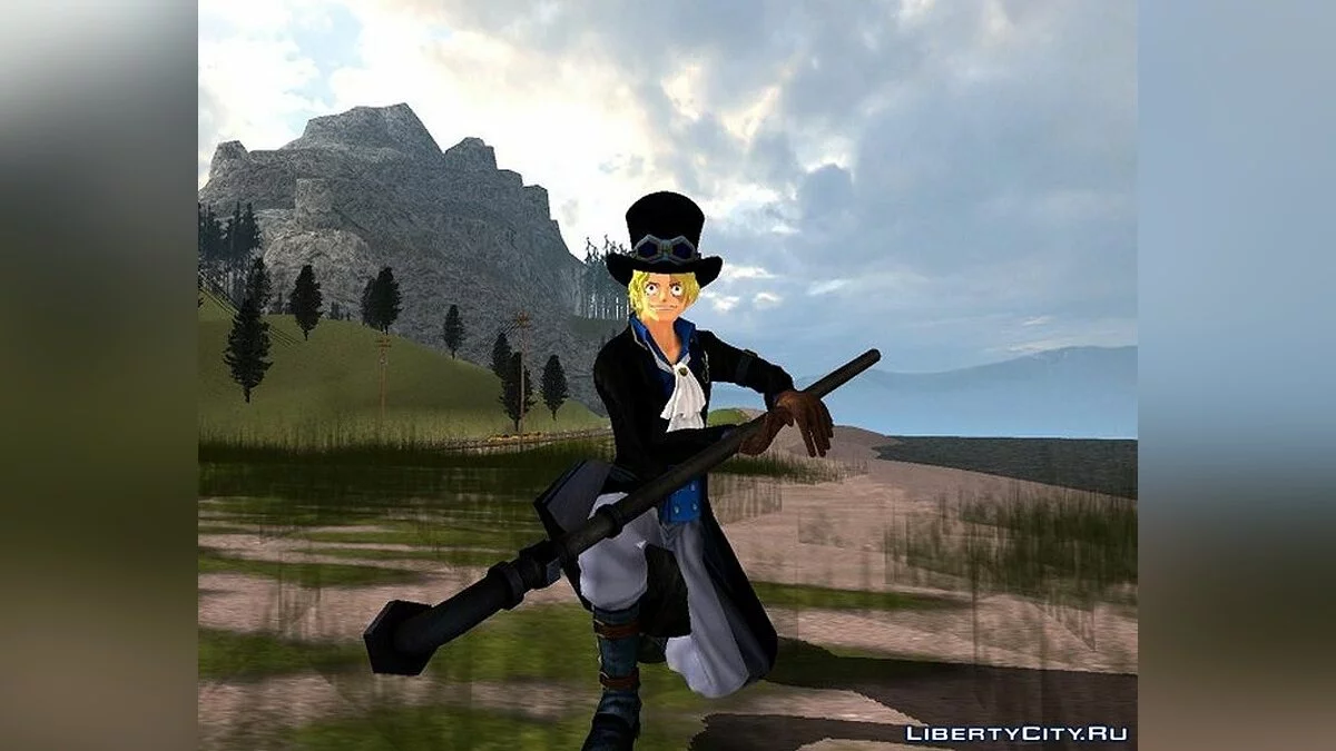 Сабо из игры One Piece Pirate Warriors 3 / GTA San Andreas