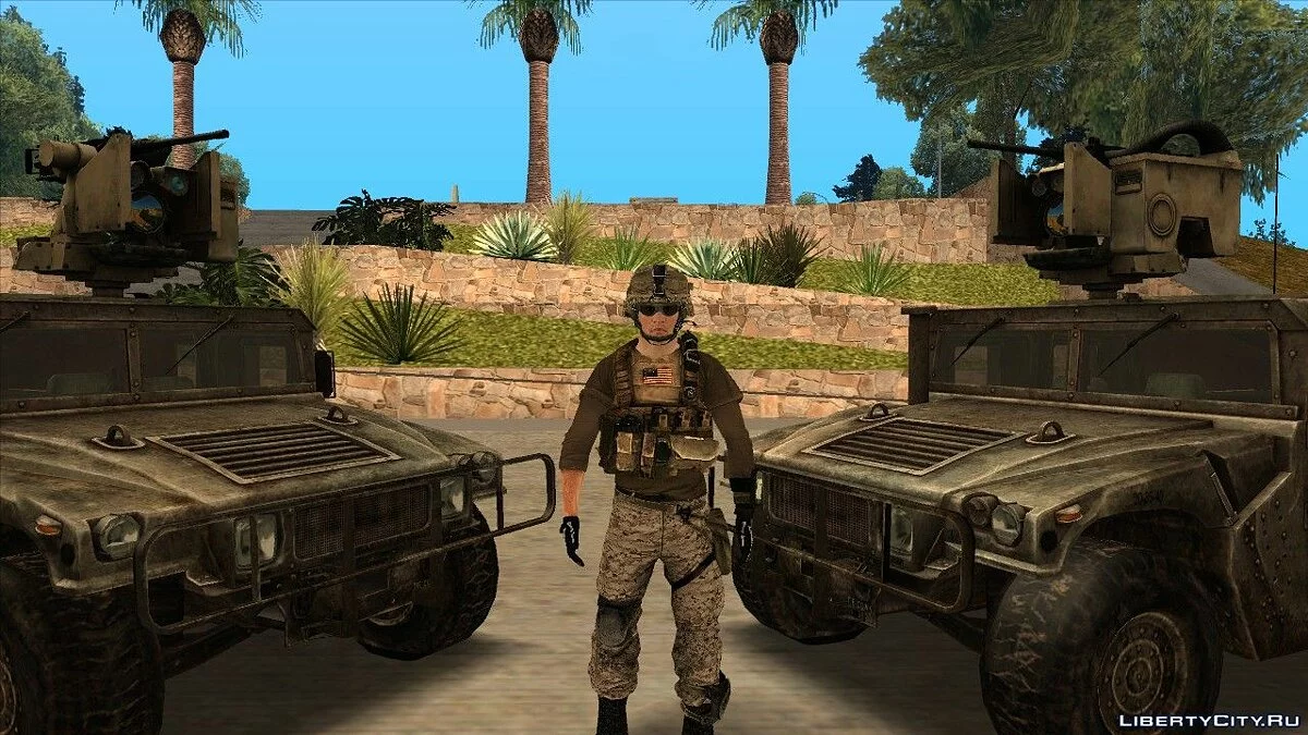 Сборник персонажей из игры Battlefield 3 / GTA San Andreas