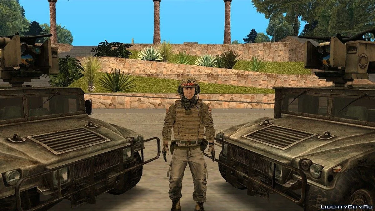 Сборник персонажей из игры Battlefield 3 / GTA San Andreas