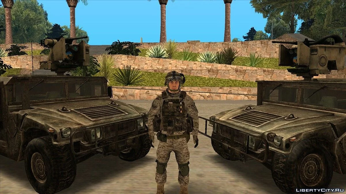 Сборник персонажей из игры Battlefield 3 / GTA San Andreas