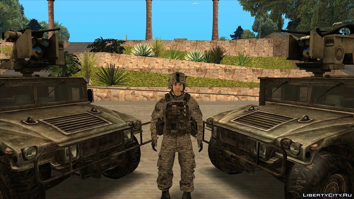 Сборник персонажей из игры Battlefield 3 / GTA San Andreas