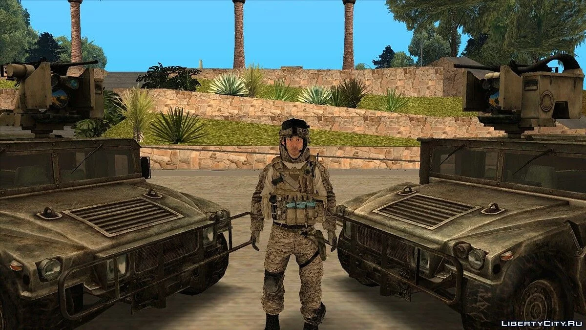 Сборник персонажей из игры Battlefield 3 / GTA San Andreas