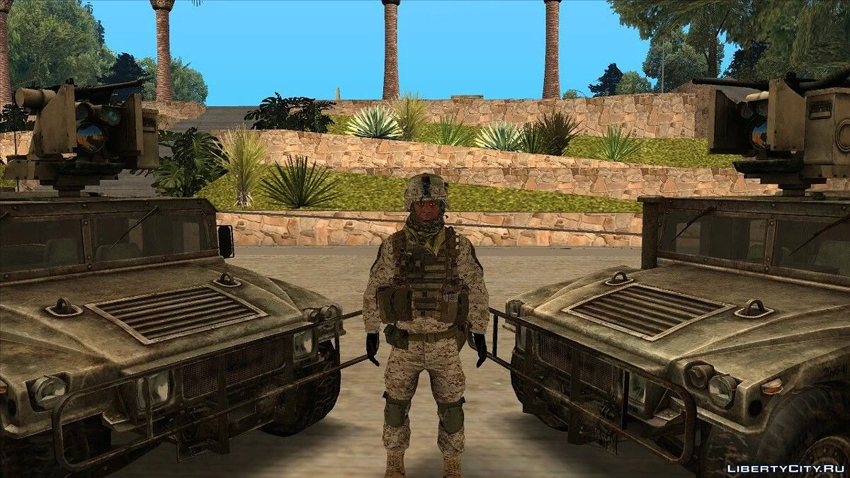 Сборник персонажей из игры Battlefield 3 / GTA San Andreas