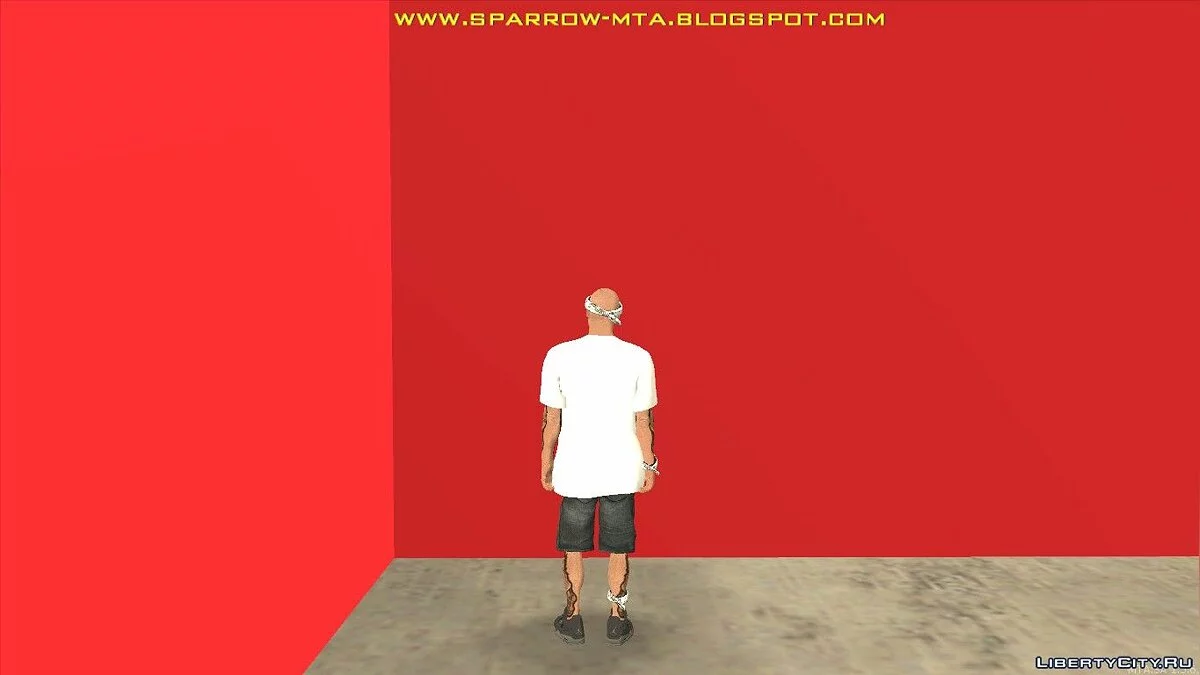 Скин персонажа с логотипом Supreme / GTA San Andreas