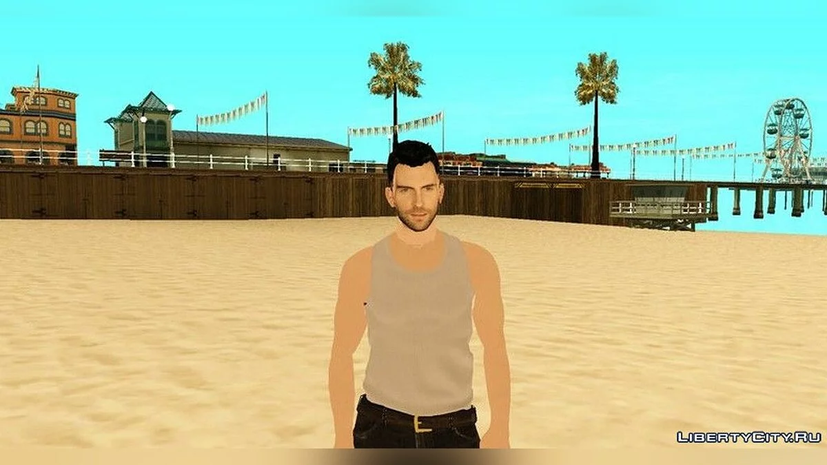 Скин солиста группы Maroon 5 Адама Левина / GTA San Andreas