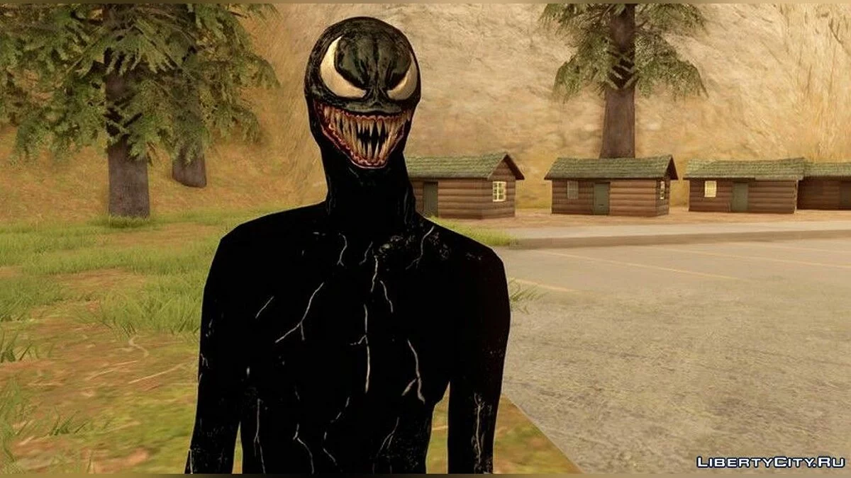 Скин Венома в женском образе / GTA San Andreas