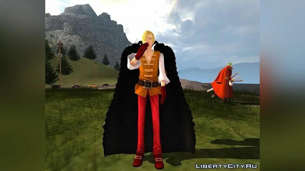 Винсмок Санжи из игры One Piece Pirate Warrior 3 / GTA San Andreas