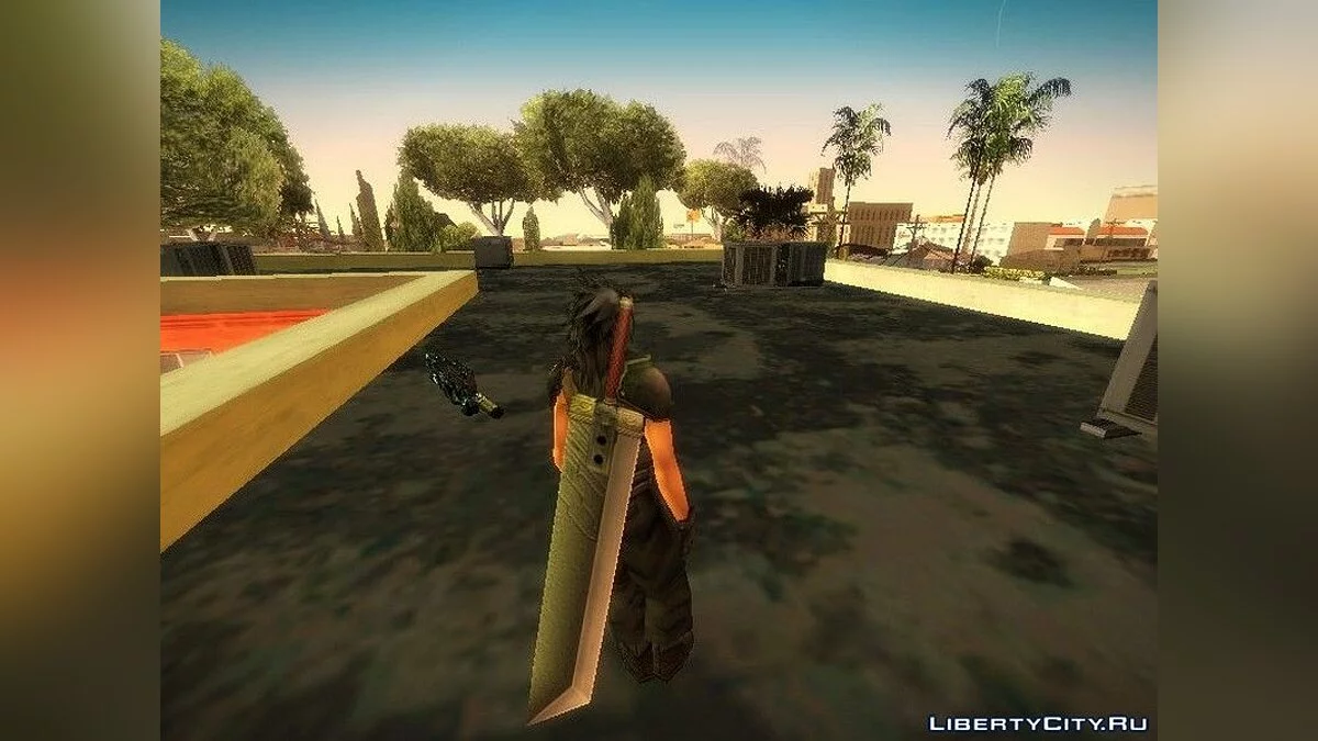 Зак Фэир из игры Final Fantasy VII / GTA San Andreas