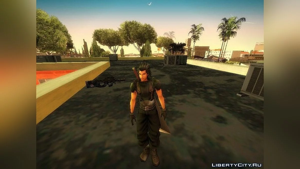 Зак Фэир из игры Final Fantasy VII / GTA San Andreas