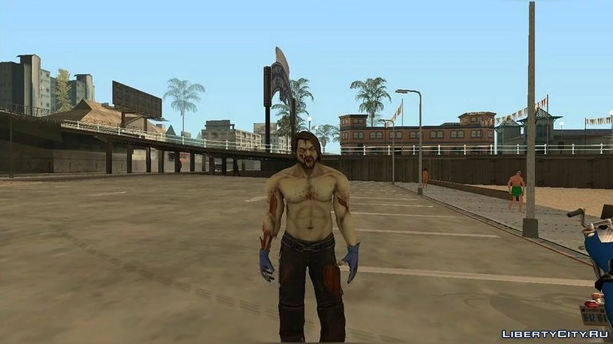 Aj Styles зомби из игры WWE Immortals / GTA San Andreas