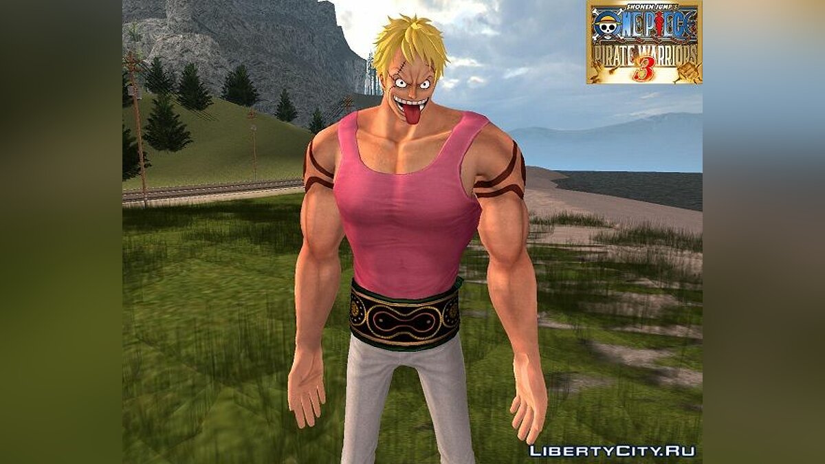 Скачать Беллами из One Piece: Pirate Warriors 3 для GTA San Andreas