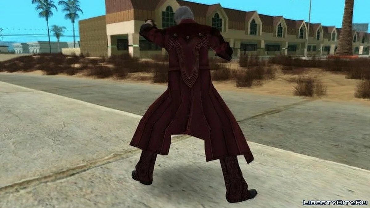 Данте из игры Devil May Cry 4 / GTA San Andreas