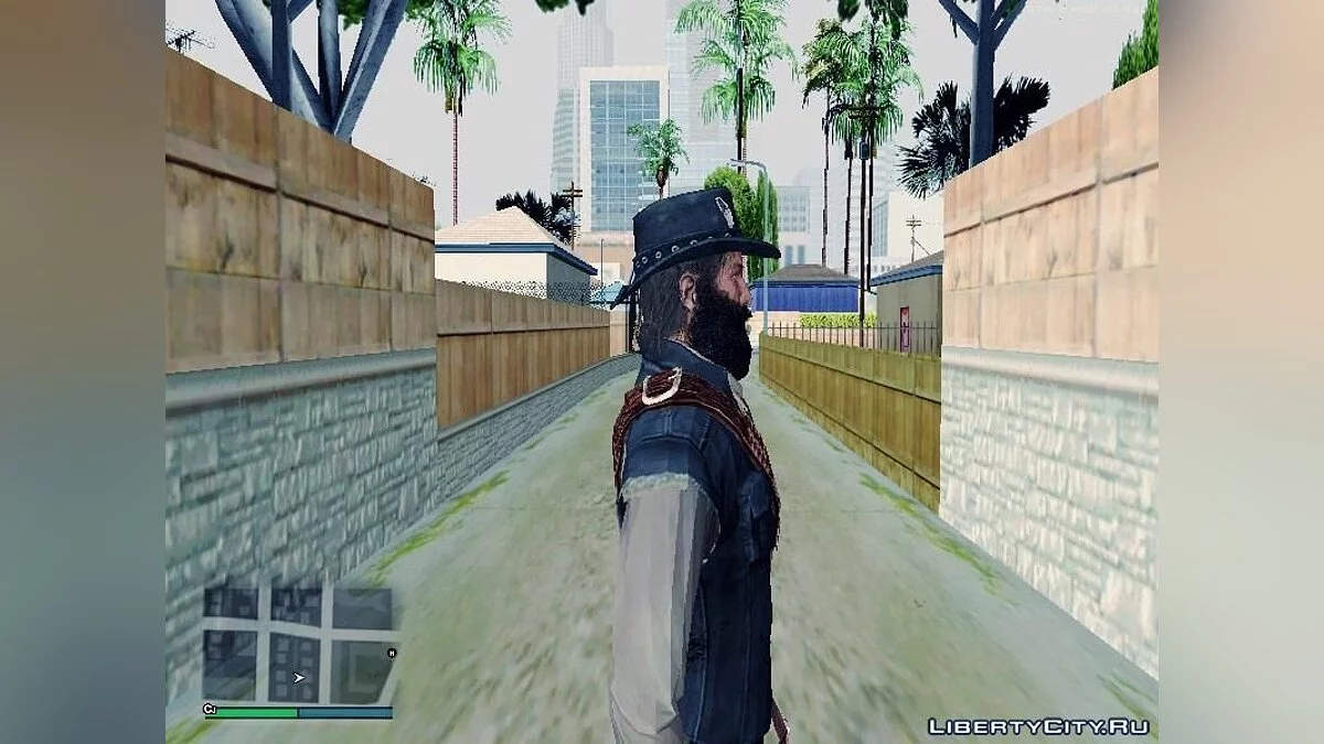 Джон Марстон с бородой / GTA San Andreas