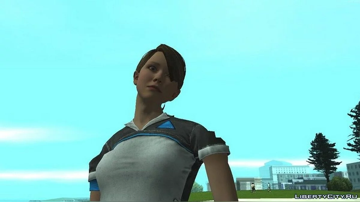Кэра из игры Detroit Becomes Human / GTA San Andreas