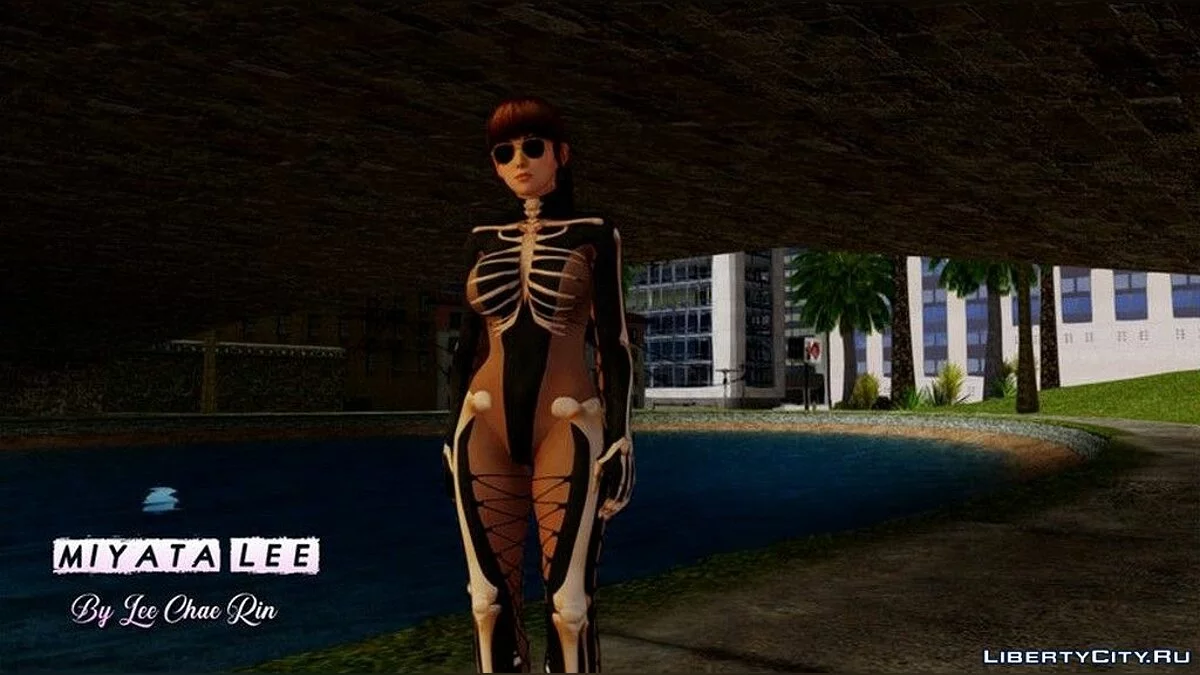 Май Ширунай в костюме на Хэллоуин / GTA San Andreas