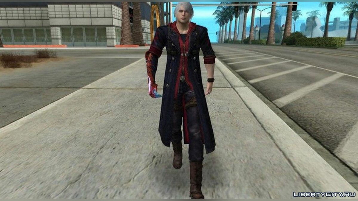 Скачать Неро из игры Devil May Cry 4 для GTA San Andreas