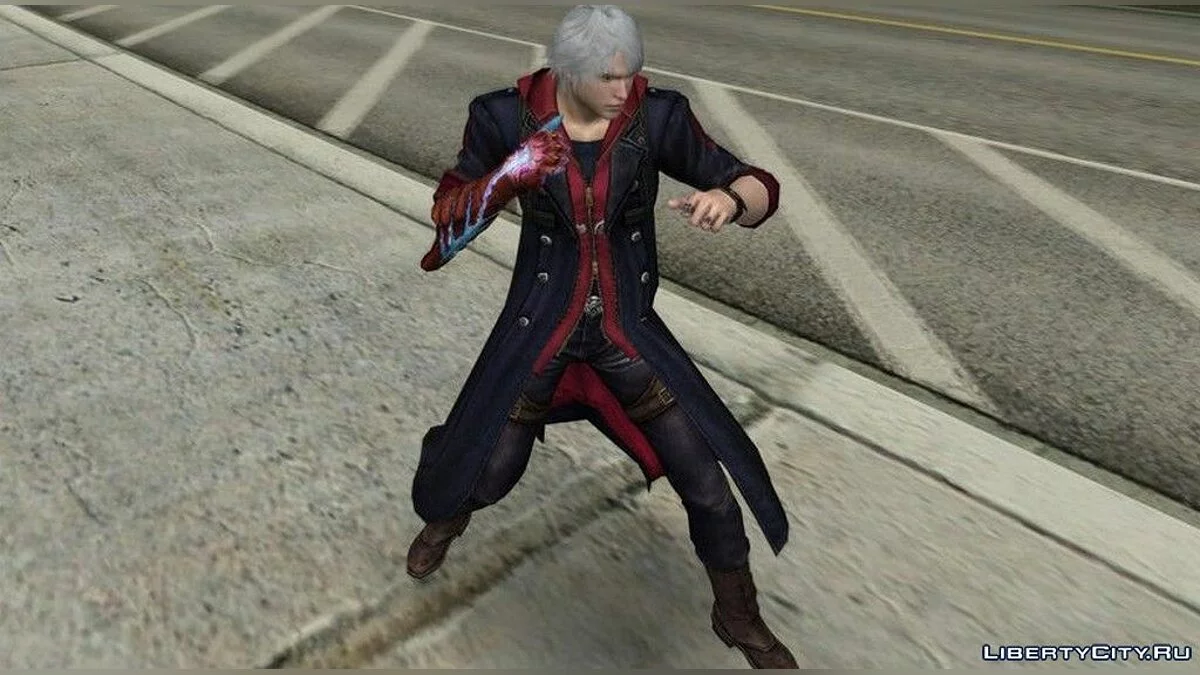 Неро из игры Devil May Cry 4 / GTA San Andreas
