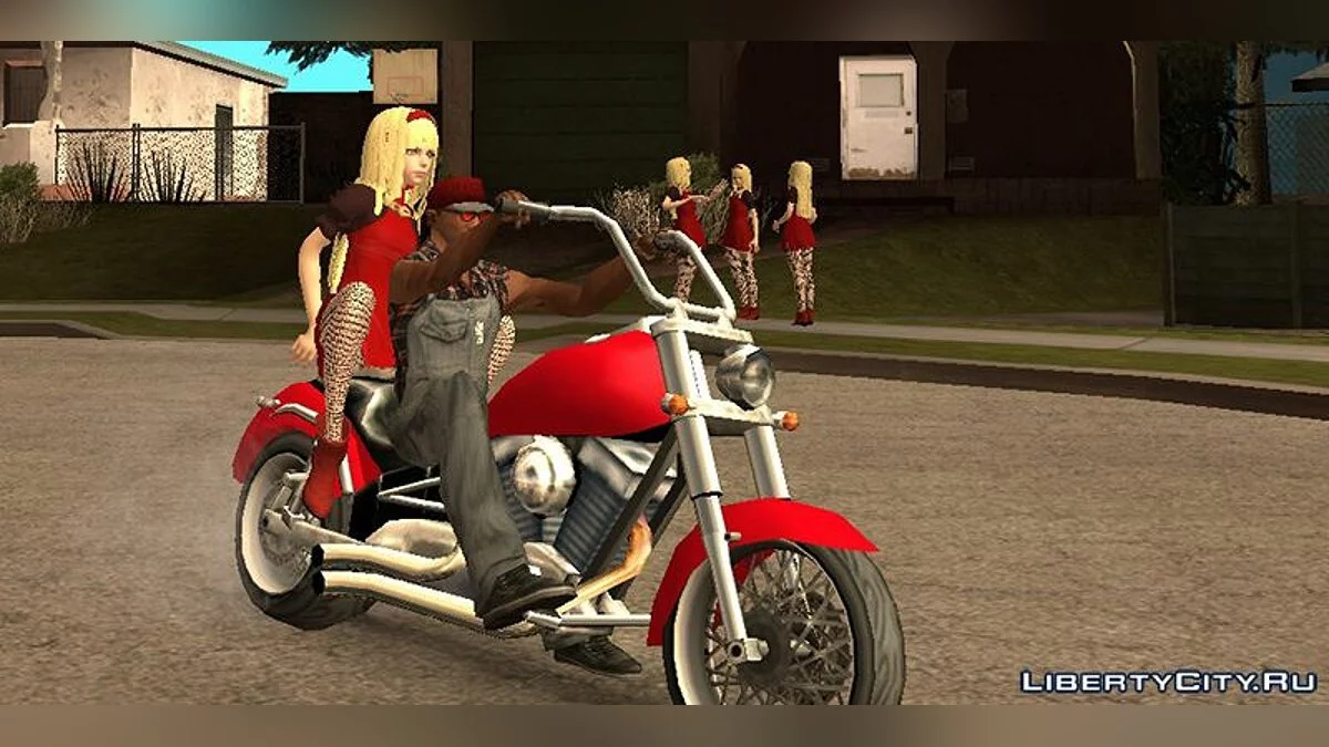 Персонаж из игры Nier Automata / GTA San Andreas