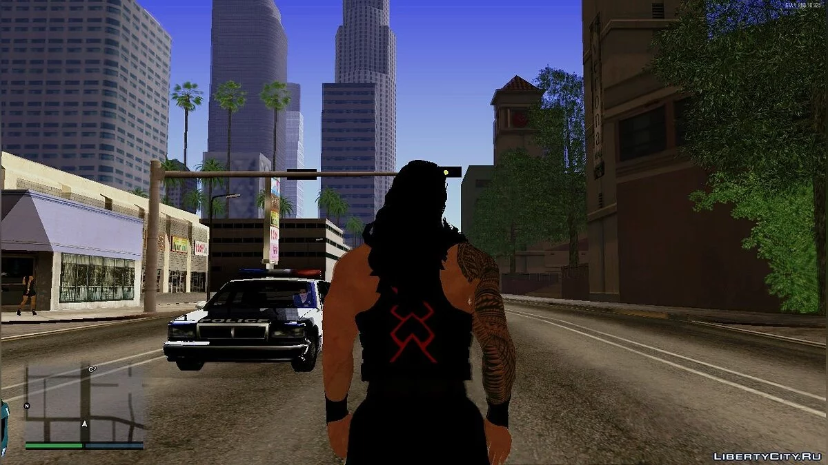 Роман Рейнс из игры WWE2k19 / GTA San Andreas