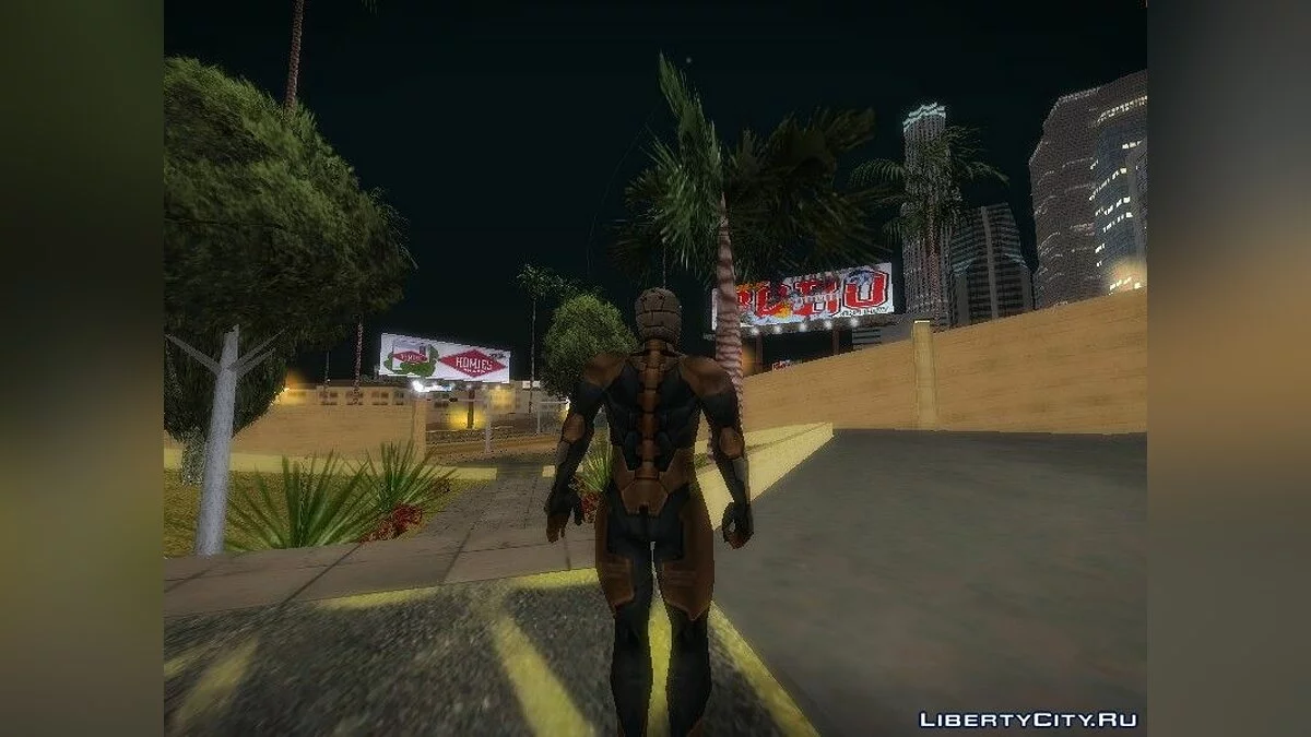 Серый лис из игры Metal Gear / GTA San Andreas