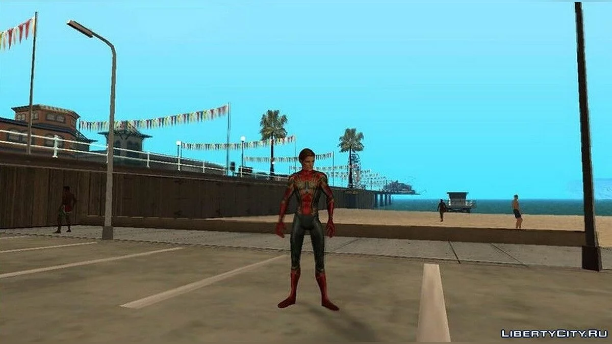 Железный человек-паук без маски / GTA San Andreas
