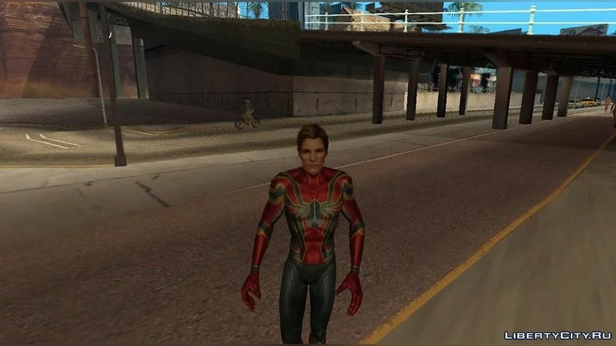 Железный человек-паук без маски / GTA San Andreas