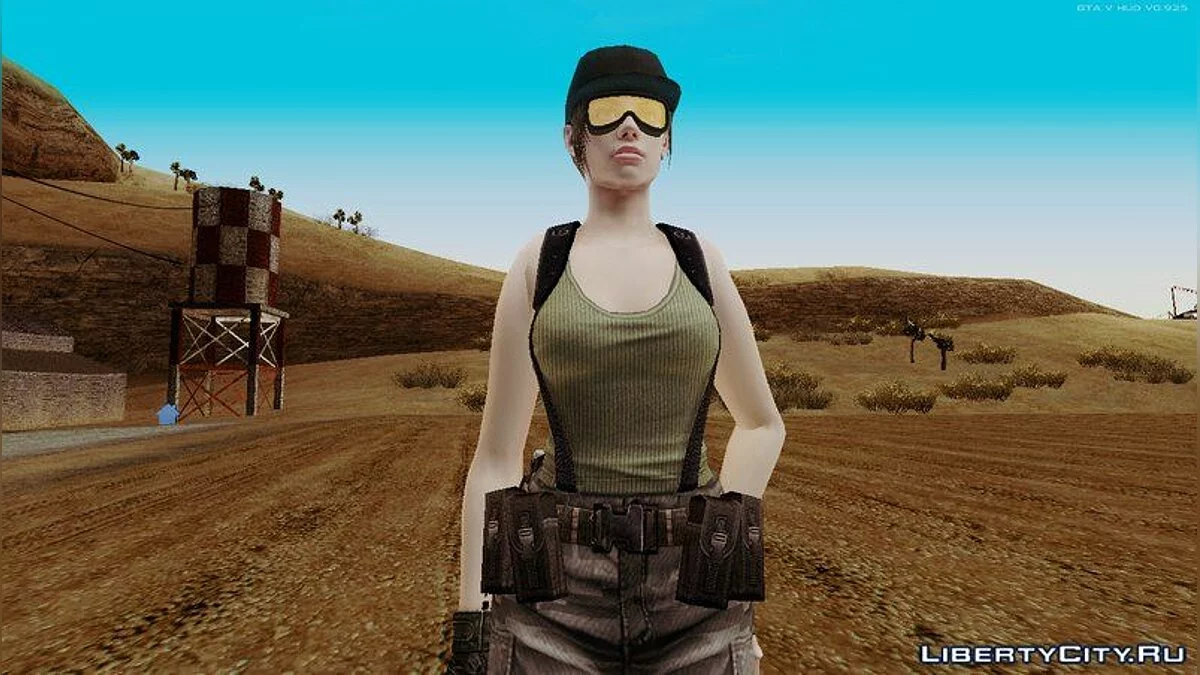 Джилл Валентайн из Resident Evil Remaster / GTA San Andreas
