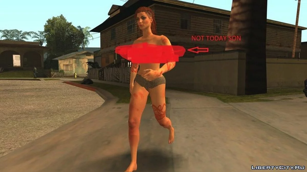 Гладиатор Скарлетт Родос IX из Black Ops 4: zombies / GTA San Andreas