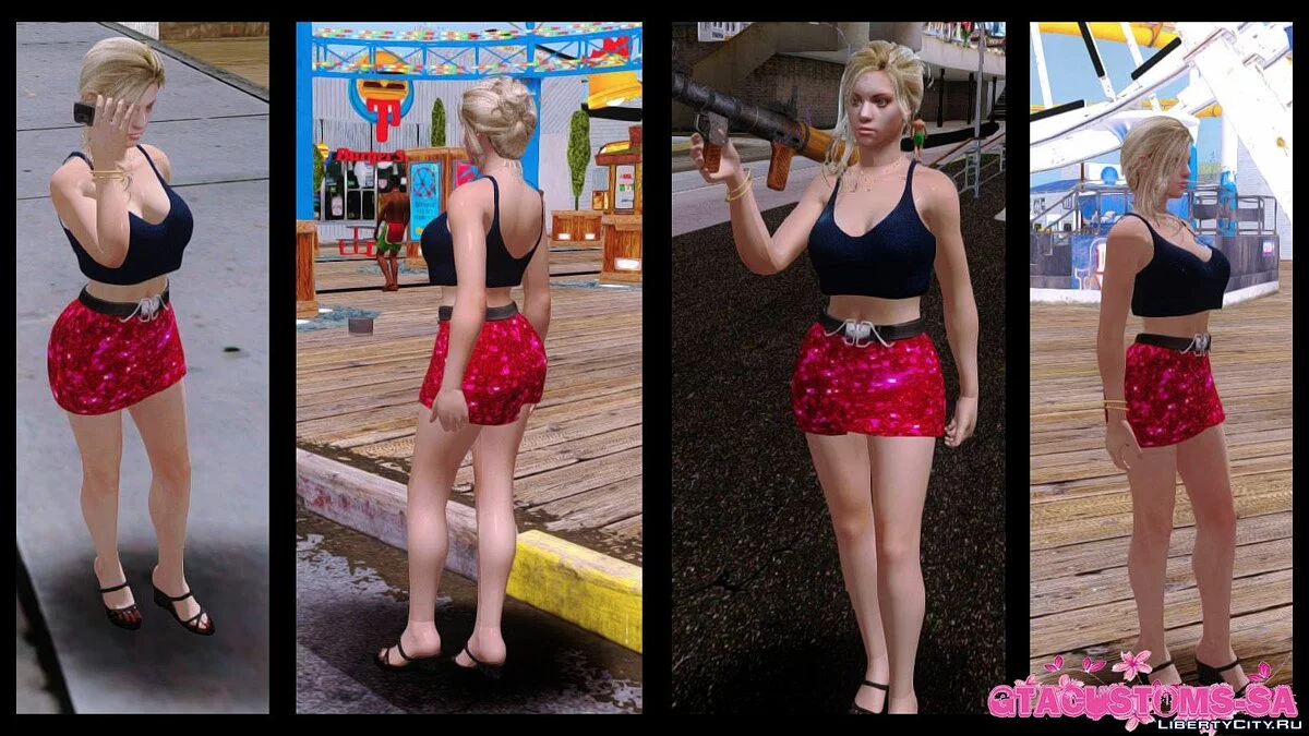 Jill Valentine Casual v3 / GTA San Andreas