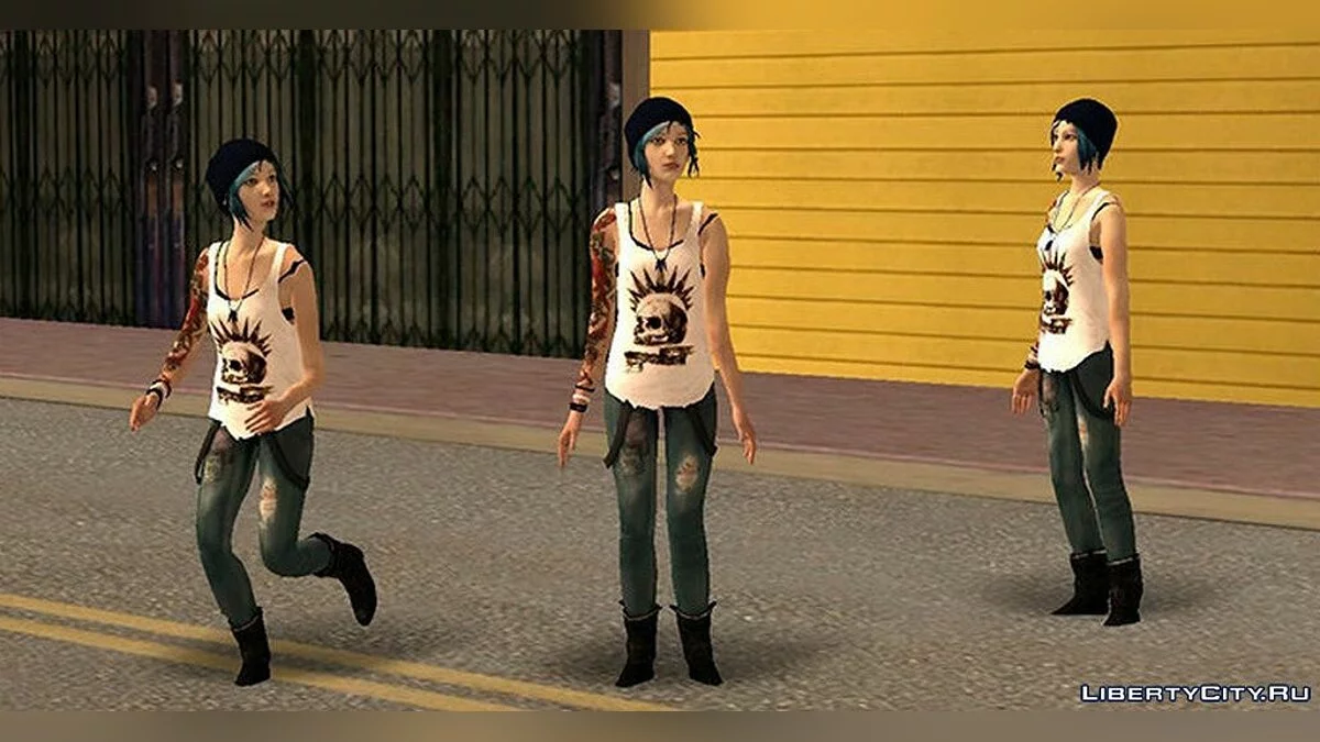 Хлоя из игры Life Is Strange  / GTA San Andreas