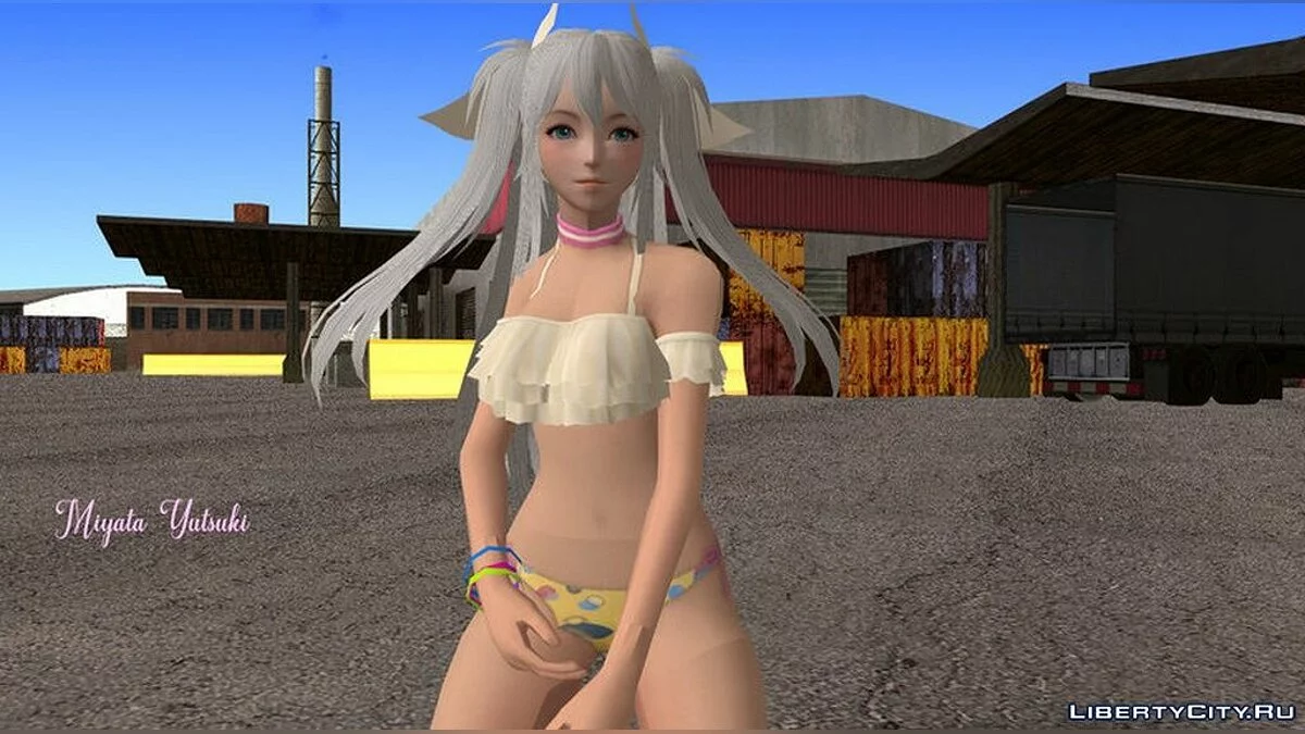 Нария в купальнике из игры OverHit / GTA San Andreas