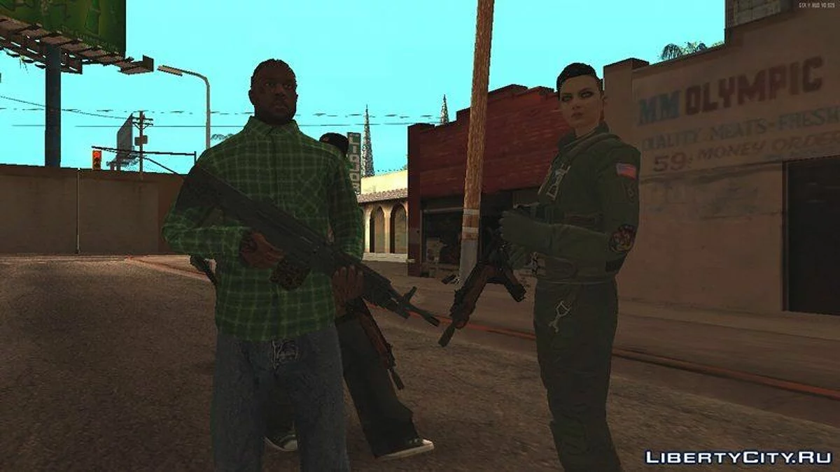 Рандомный скин из GTA Online №185 / GTA San Andreas