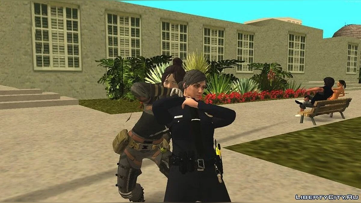 Скин из игры Apex Legends / GTA San Andreas