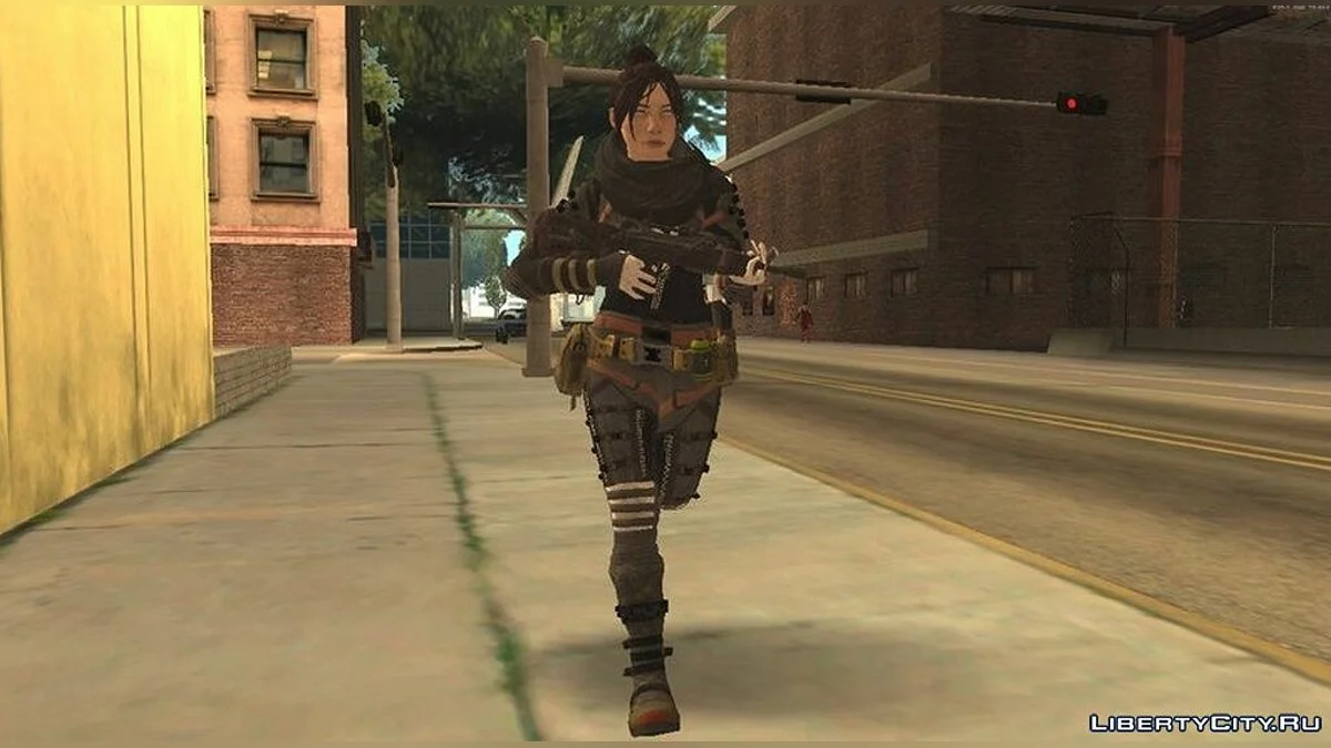 Скин из игры Apex Legends / GTA San Andreas