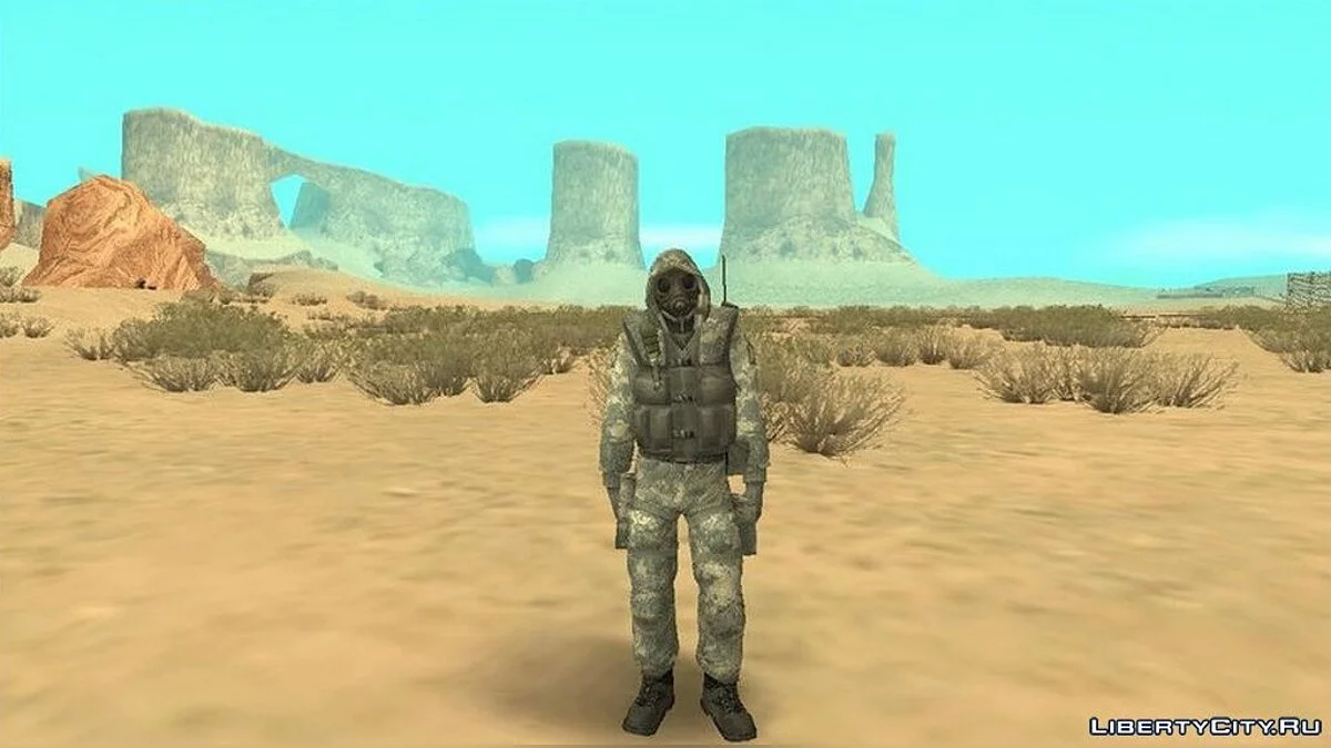 Скины SAS с капюшоном / GTA San Andreas