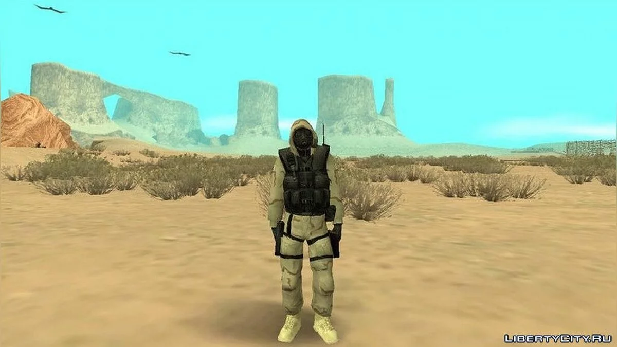 Скины SAS с капюшоном / GTA San Andreas