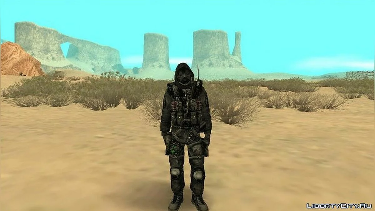 Скины SAS с капюшоном / GTA San Andreas